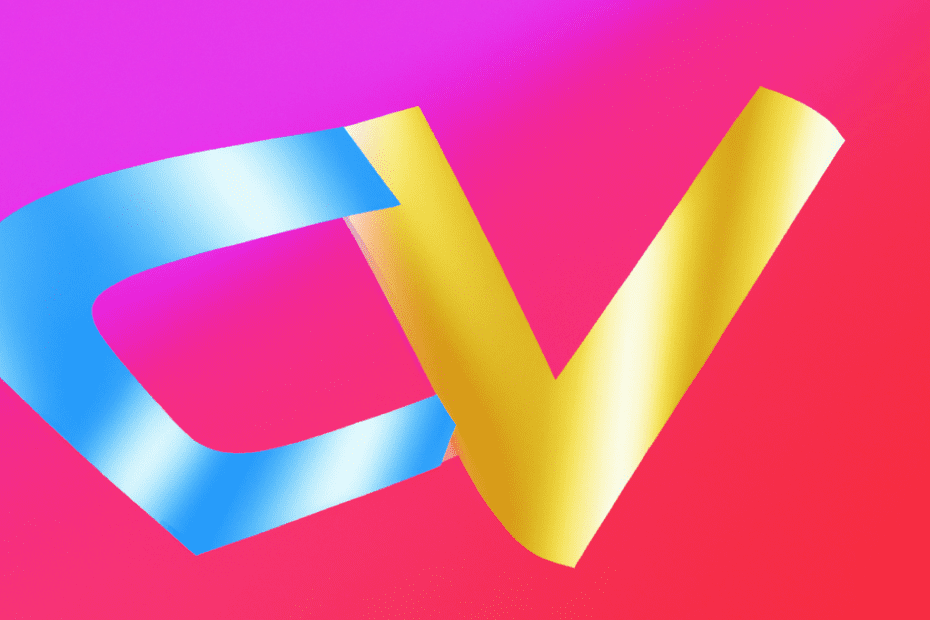 abstract using the letters C V